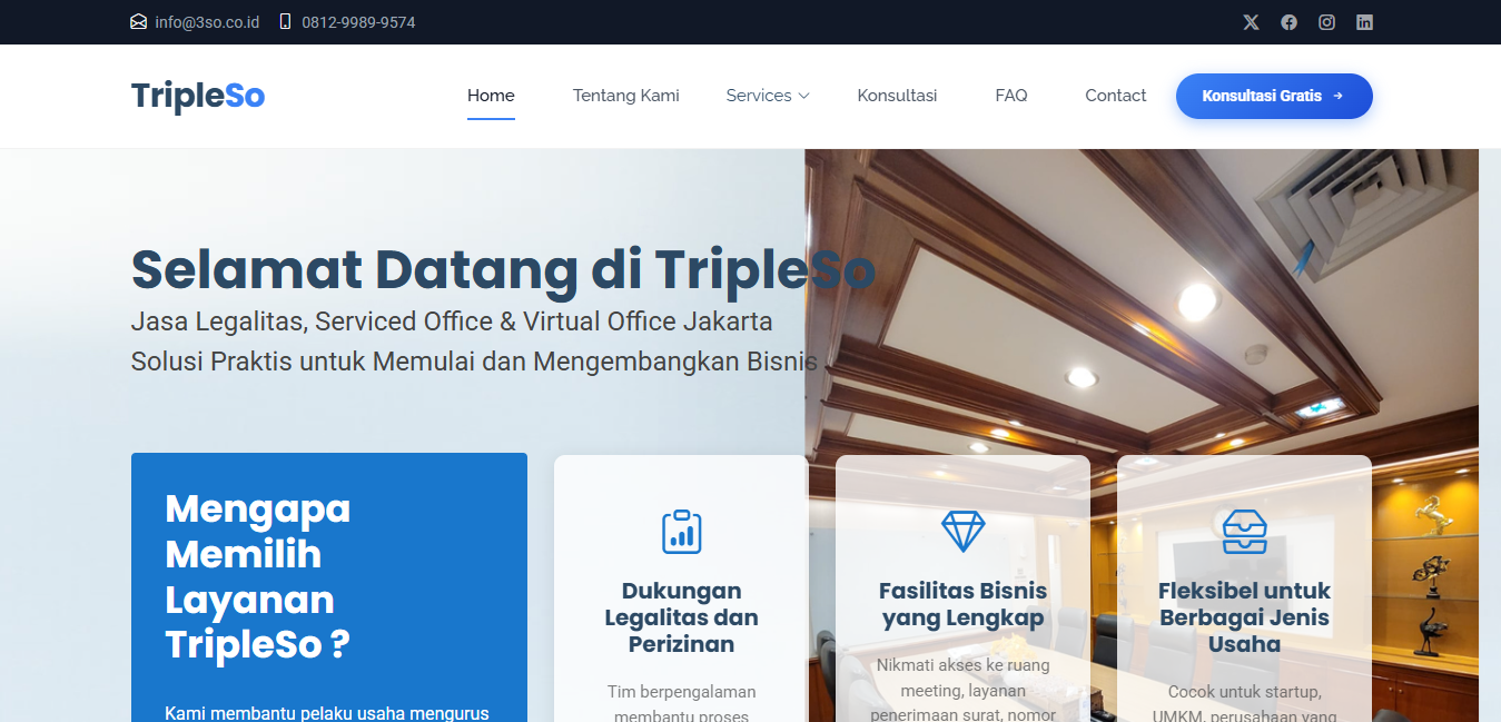TripleSo Website Project